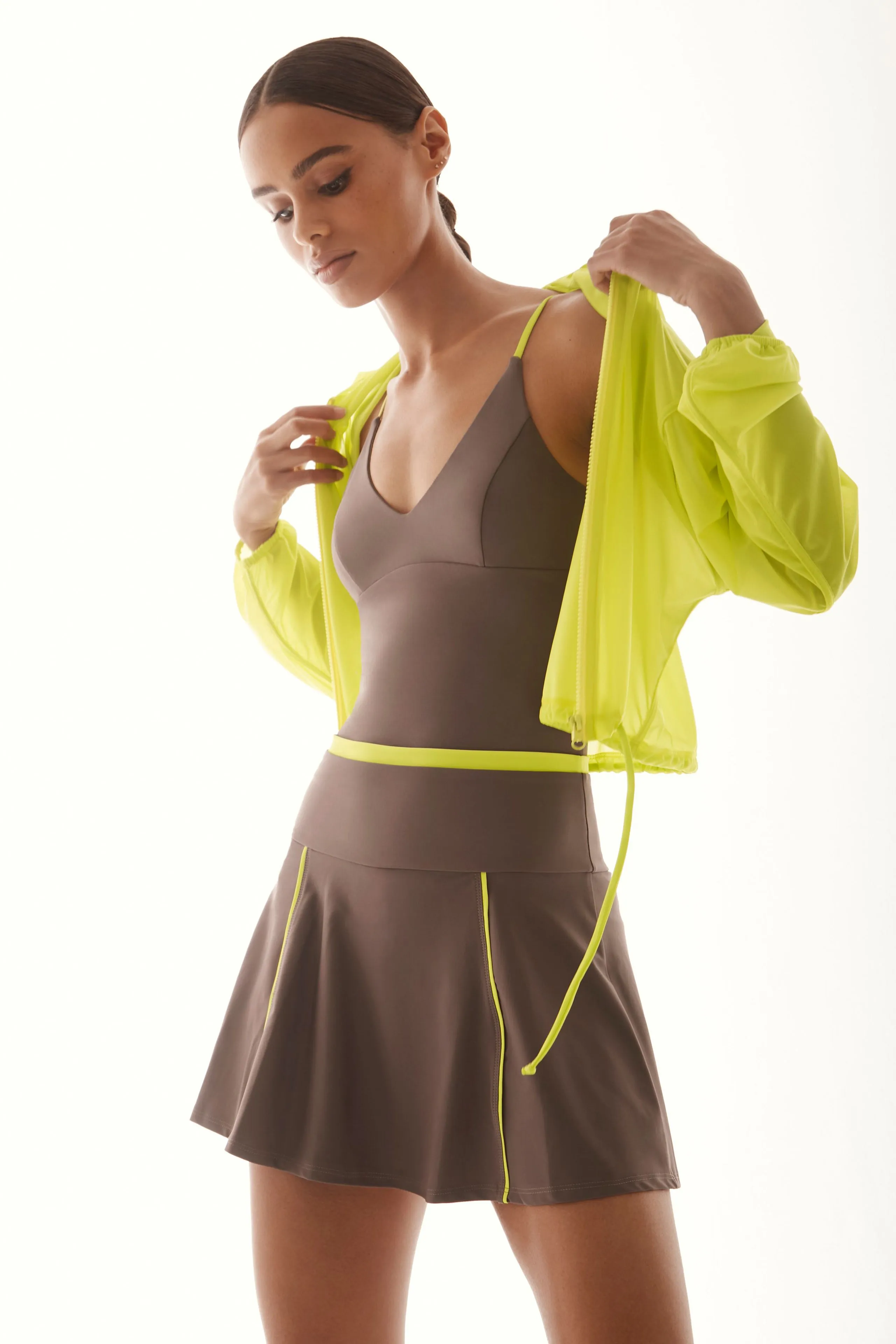 Parker Piped Court Skirt