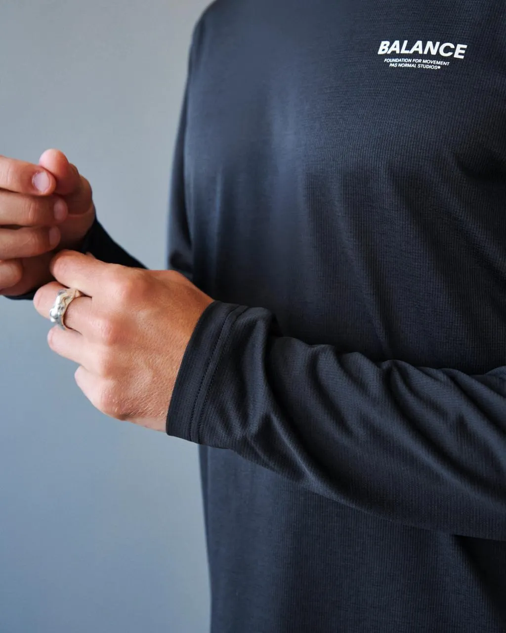 Pas Normal Studios - M's Balance Long Sleeve T-Shirt - Black