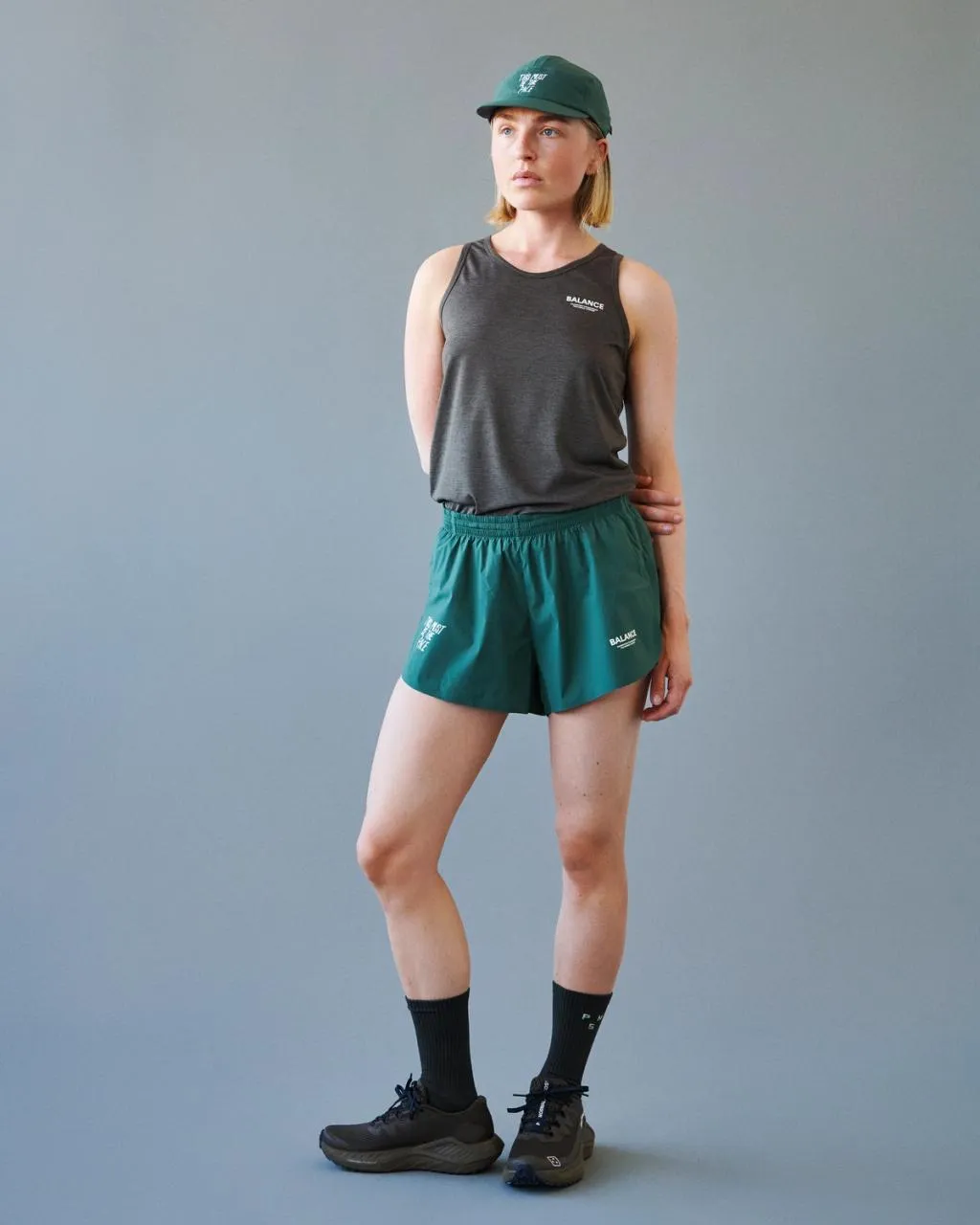 Pas Normal Studios - W's Balance Shorts - Forest Green