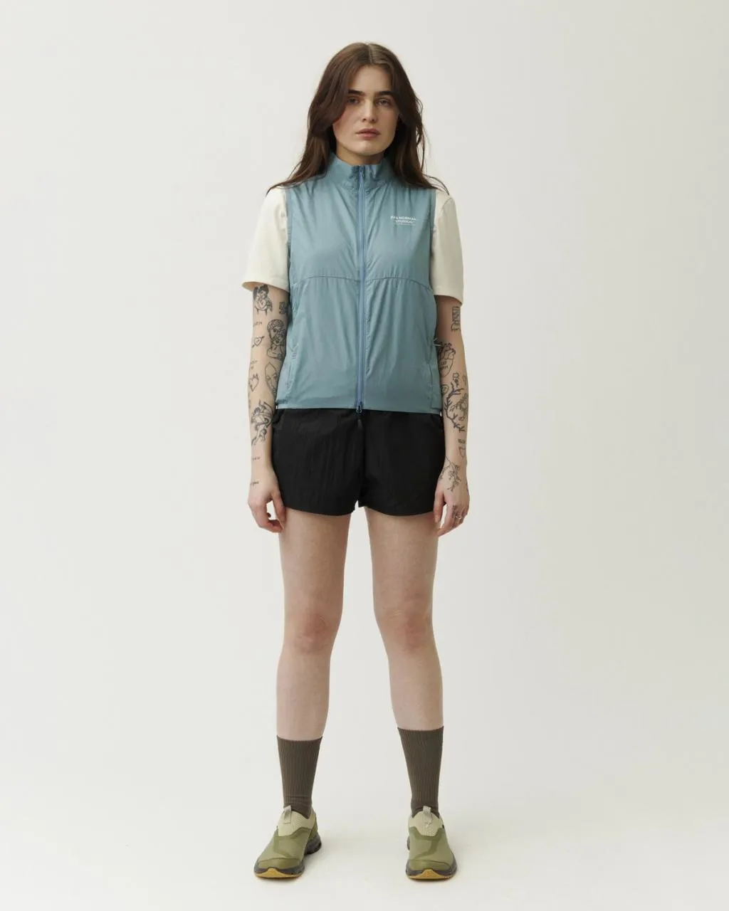 Pas Normal Studios - W's Off-Race Stow Away Vest - Dusty Blue
