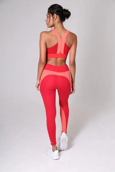 Peaches Sportswear - Fierce Sports Zip Bra - Available in 2 Colors