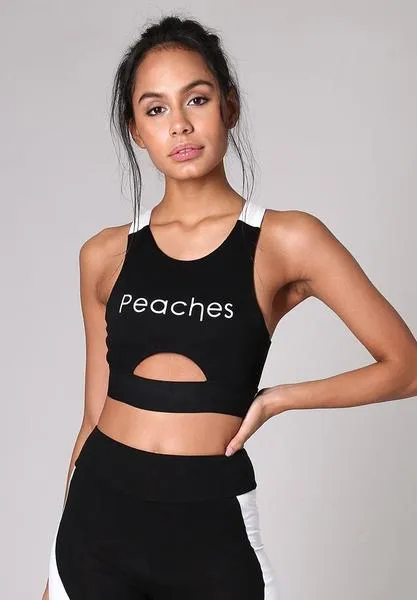 Peaches Sportswear - Fierce Sports Zip Bra - Available in 2 Colors
