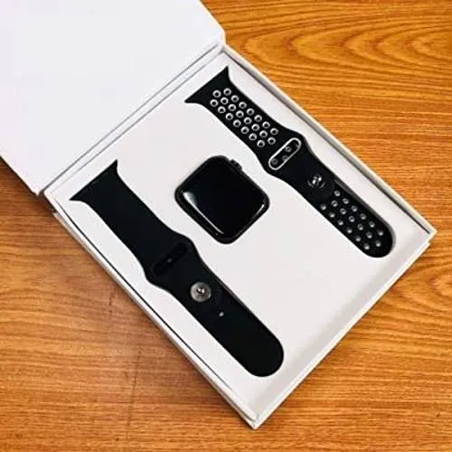 PepKoala® T55 Series 8 Smart-Watch with Bluetooth Calling, with Extra Strap, Heart Rate Monitor, Fitness Tracker, Step Count, 50  Wallpapers and More