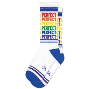 PERFECT PERFECT PERFECT GYM CREW SOCKS