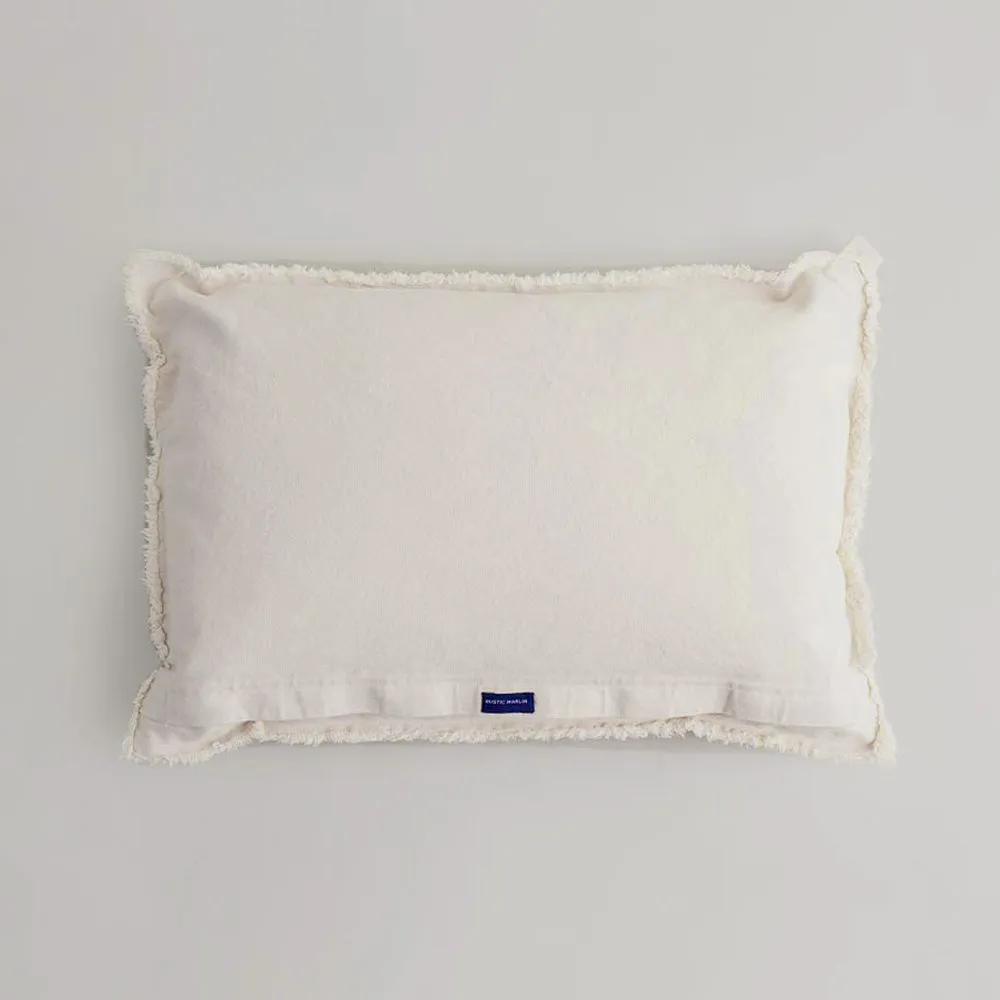 Personalized Greenery Wreath Lumbar Pillow