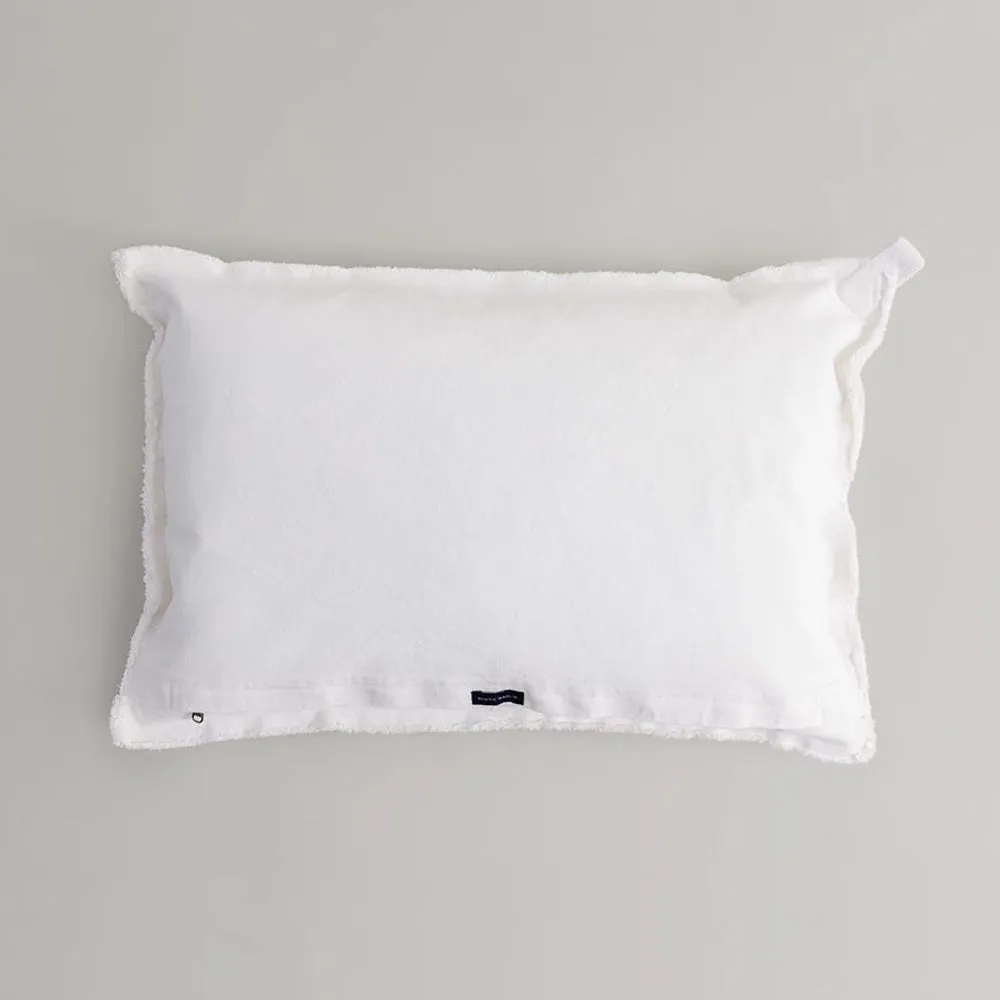 Personalized Greenery Wreath Lumbar Pillow