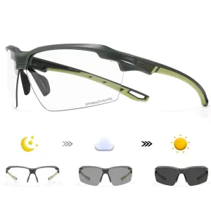 Photochromic Cycling Sunglasses UV400 Outdoor Sports Eyewear Unisex MTB Road Bike Running Glasses