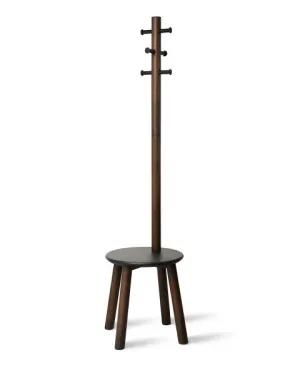 PILLAR STOOL/COATRACK