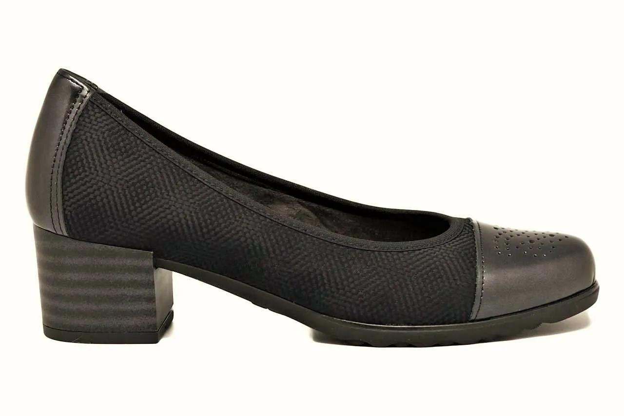 Pitillos Shoes Spain Comfort heel Leather court shoes - Pitillos 1257