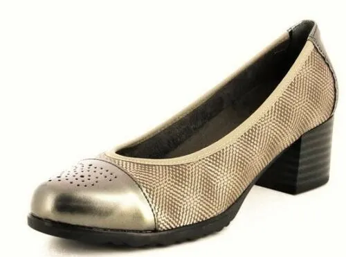 Pitillos Shoes Spain Comfort heel Leather court shoes - Pitillos 1257