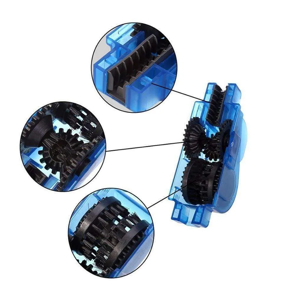 Portable Bicycle Chain Cleaner Brushes Scrubber