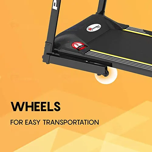 PowerMax Fitness TDM-101 2HP (4HP Peak) Motorized Treadmill with Free Installation Assistance, Home Use & Automatic Programs