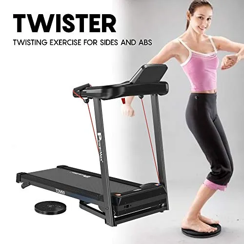 PowerMax Fitness TDM-99 2HP (4HP Peak) Motorized Treadmill with Free Installation Assistance, Home Use & Automatic Programs