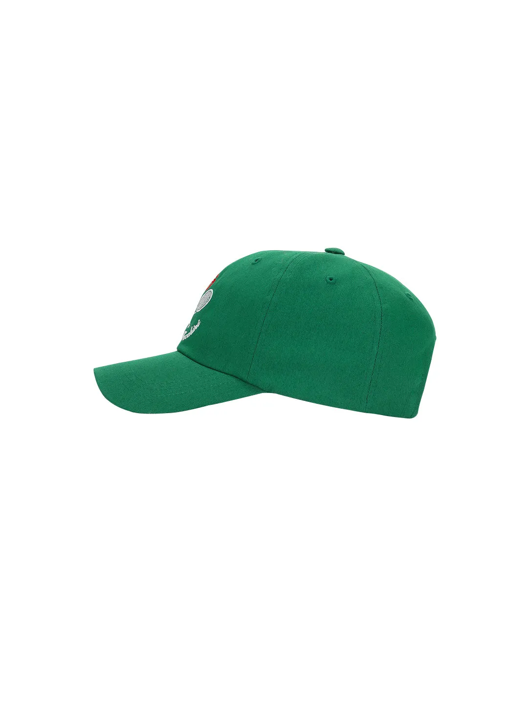 Preppy Unstructured Ball Cap-  Green
