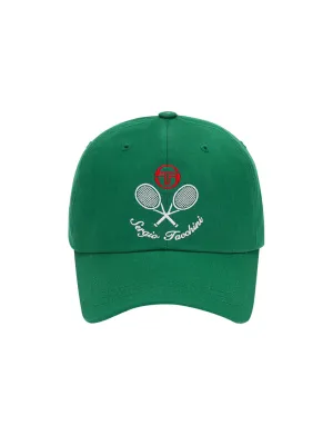 Preppy Unstructured Ball Cap-  Green