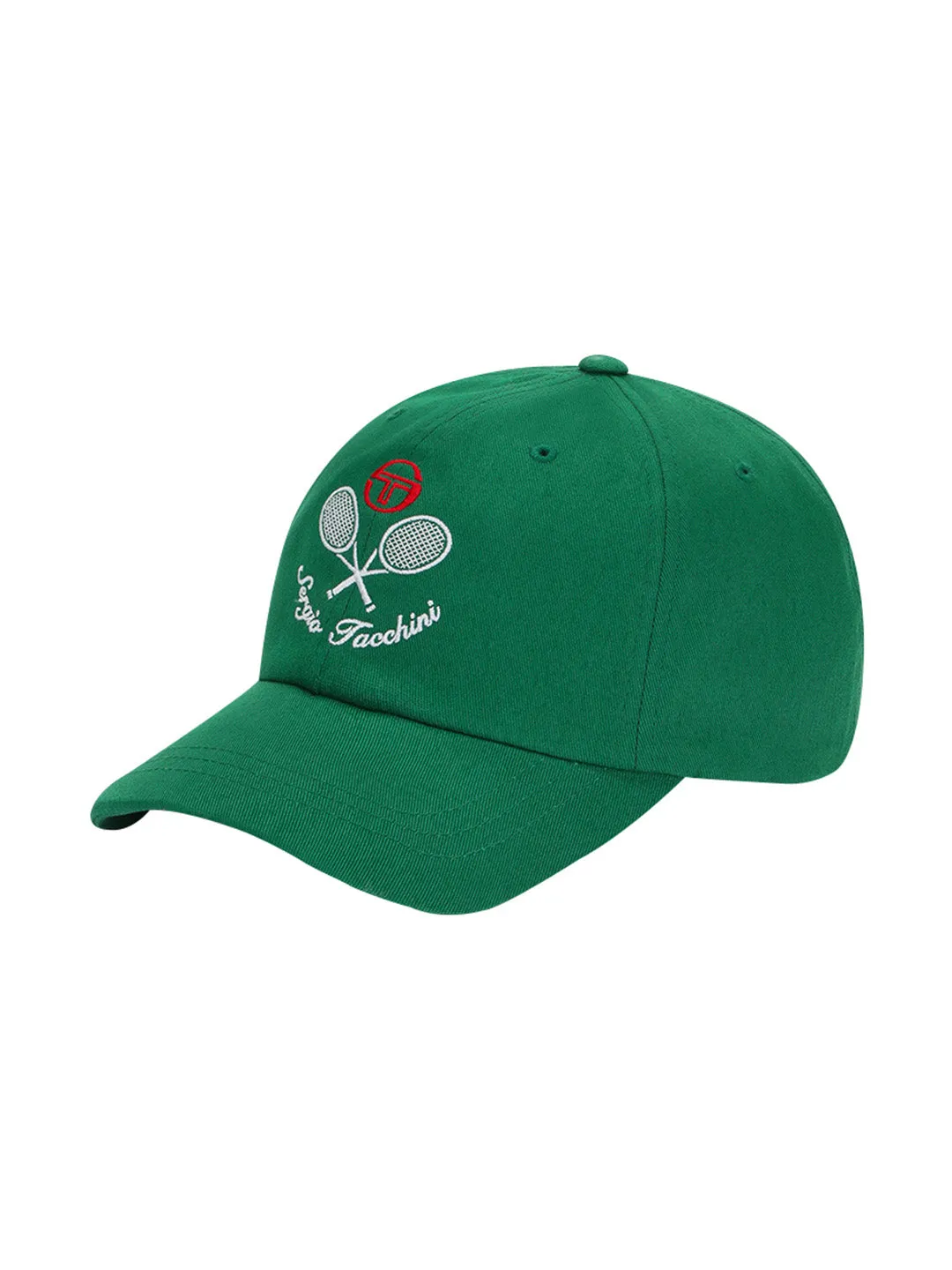 Preppy Unstructured Ball Cap-  Green