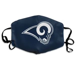 Print Football Personalized Los Angeles Rams Dust Mask Navy