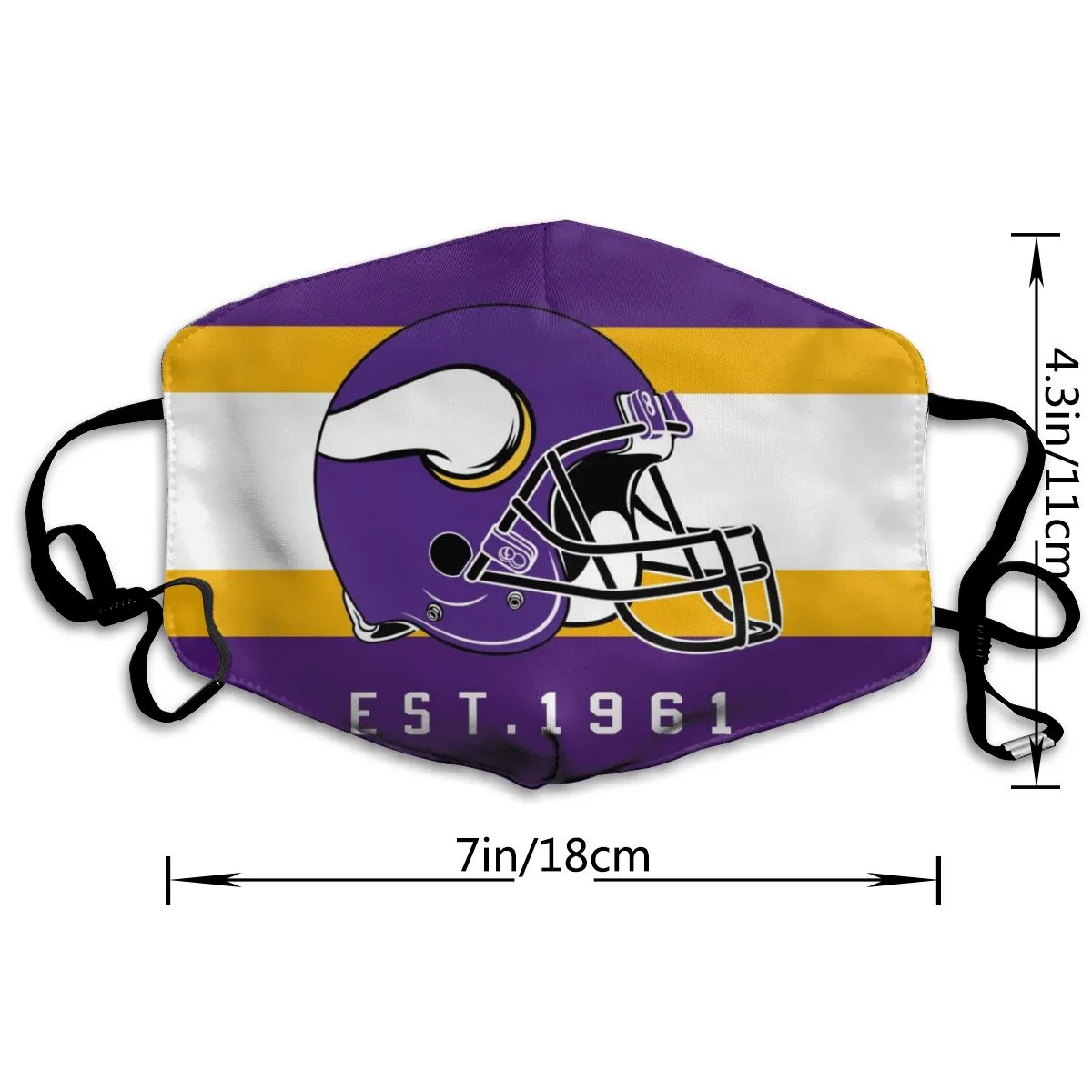 Print Football Personalized Minnesota Vikings Dust Masks