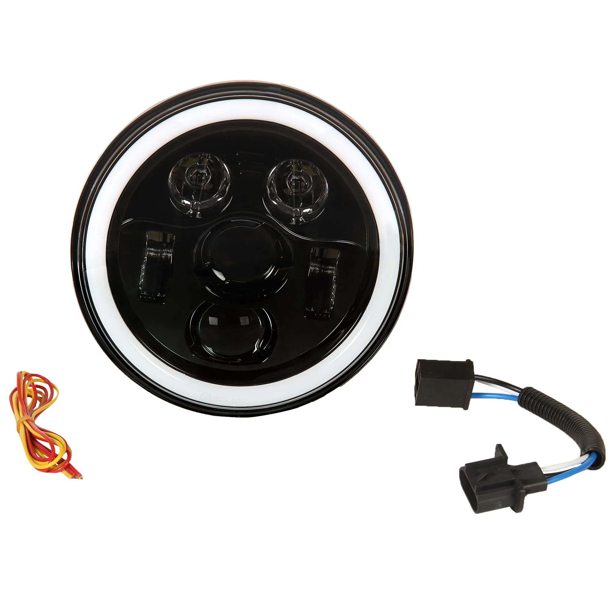 RE 7 inch 6 LED Full Hi-Low Headlight  With 6 Month Warranty