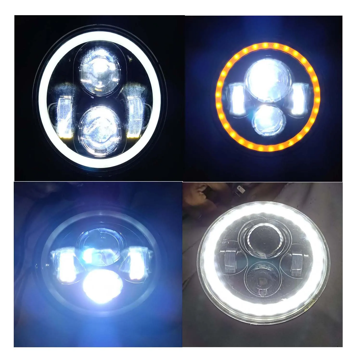 RE 7 inch 6 LED Full Hi-Low Headlight  With 6 Month Warranty