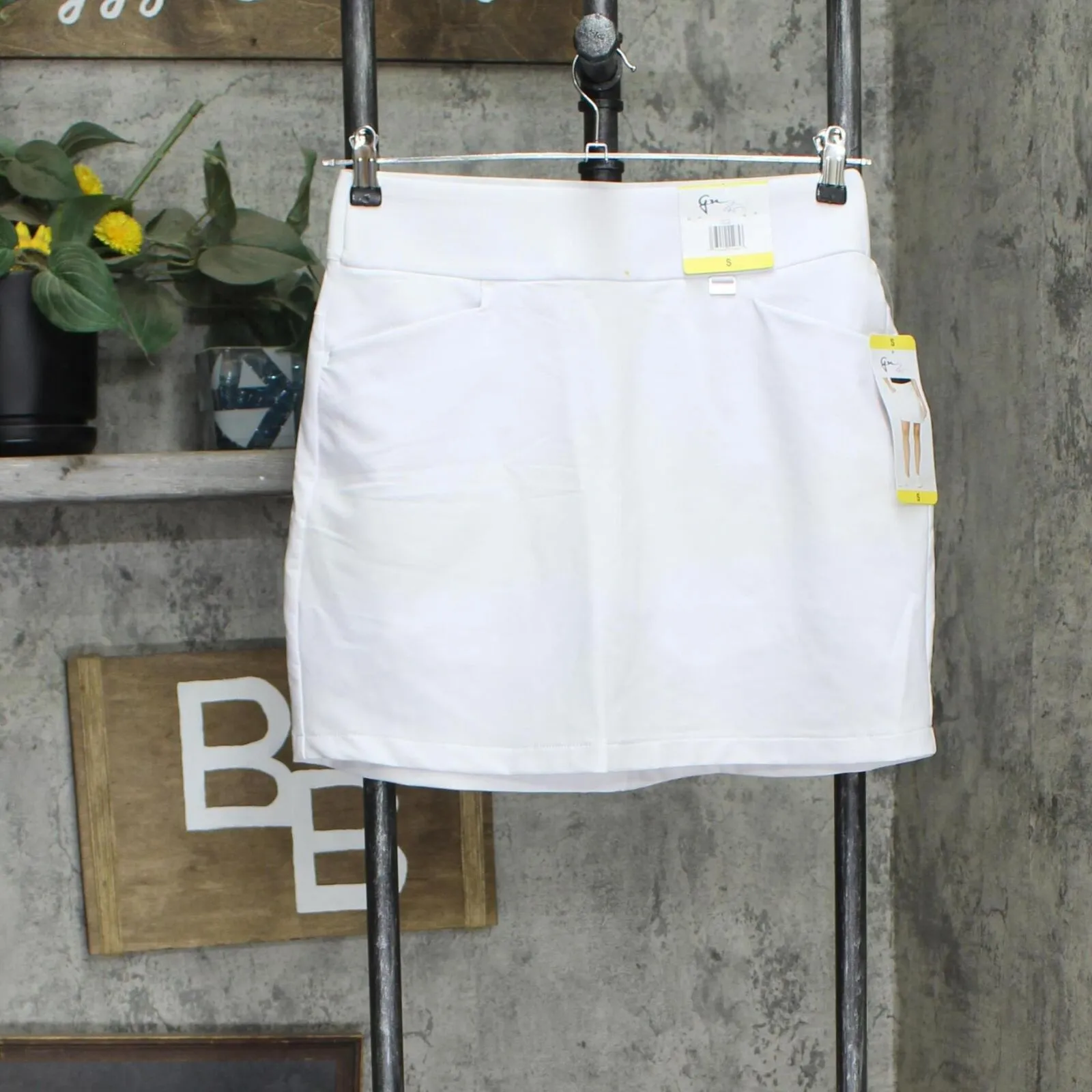 Reel Life Womens Mesh Lined Tennis Golf Skort 1757480 White S