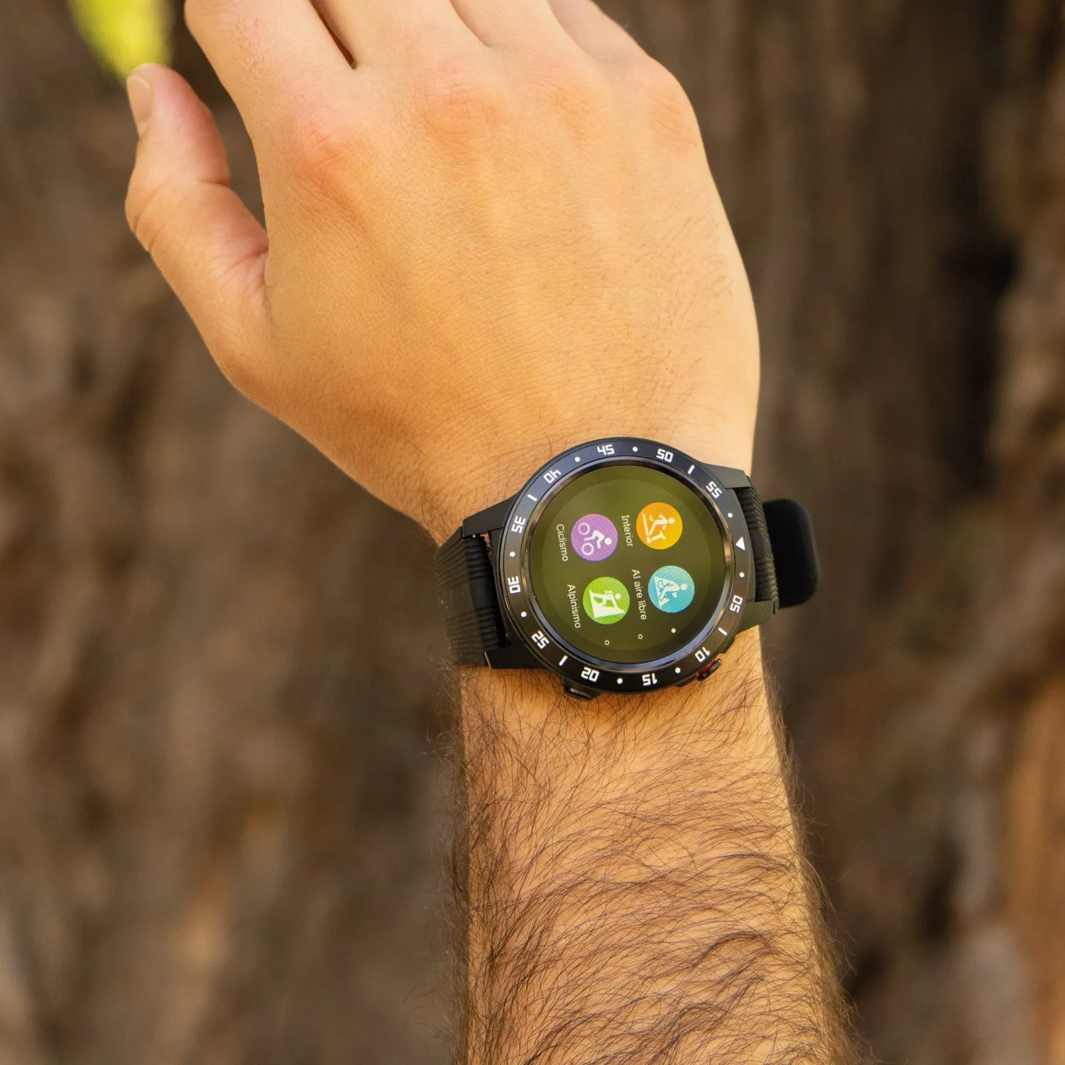Reloj Smartwatch Lhotse Route M5 GPS Rojo