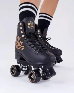RIO ROLLER ROSE BLACK SKATES
