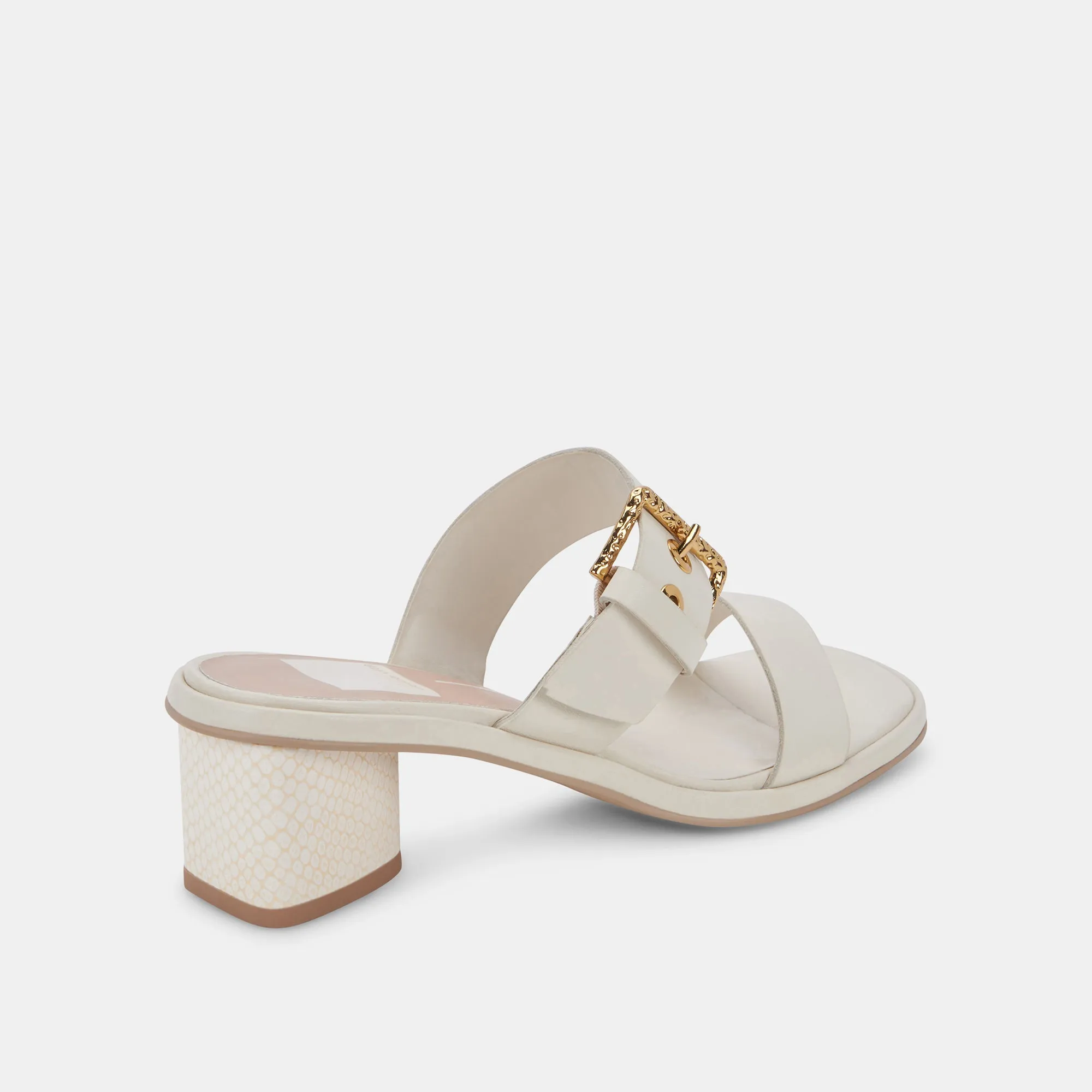 RIVA SANDALS IVORY LEATHER