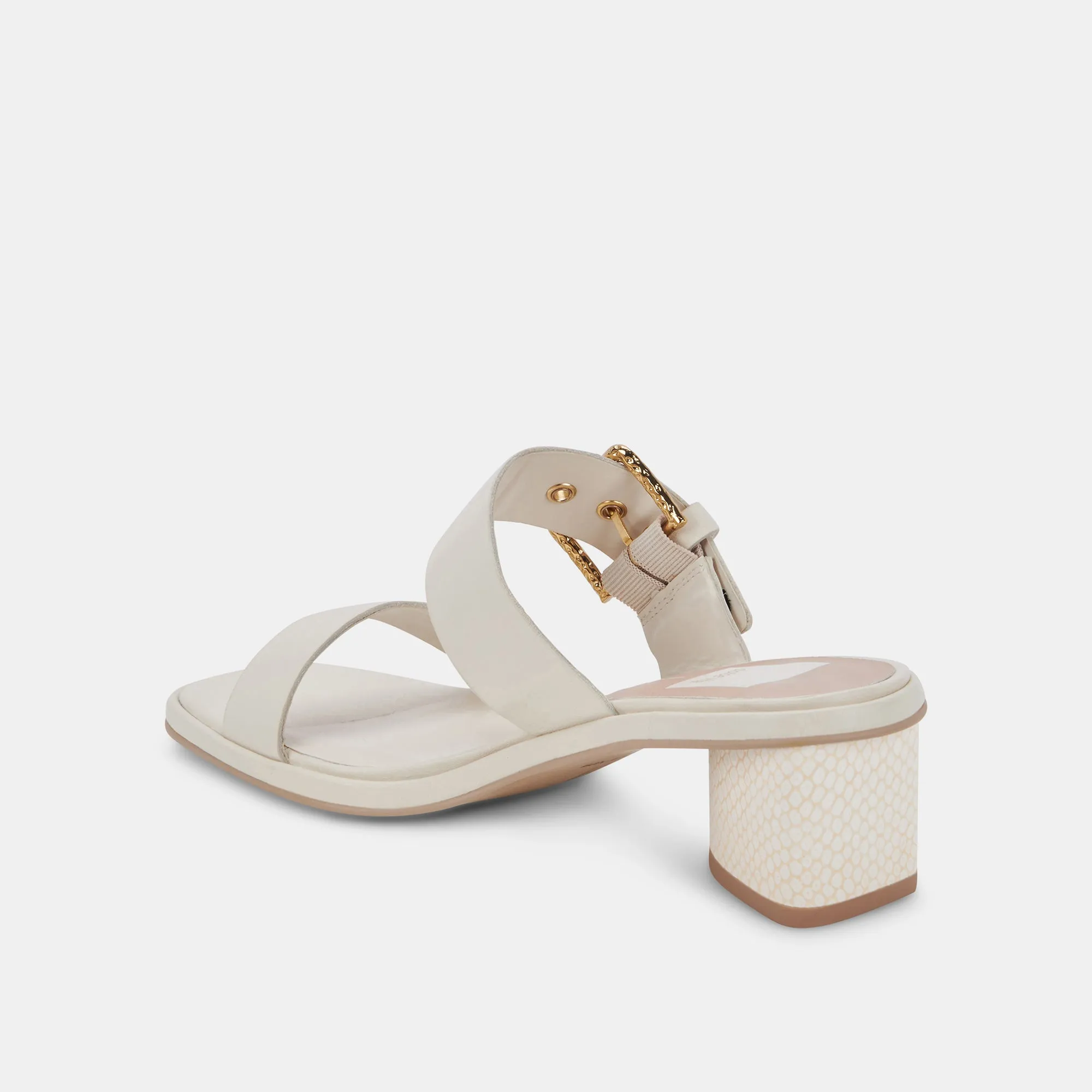 RIVA SANDALS IVORY LEATHER