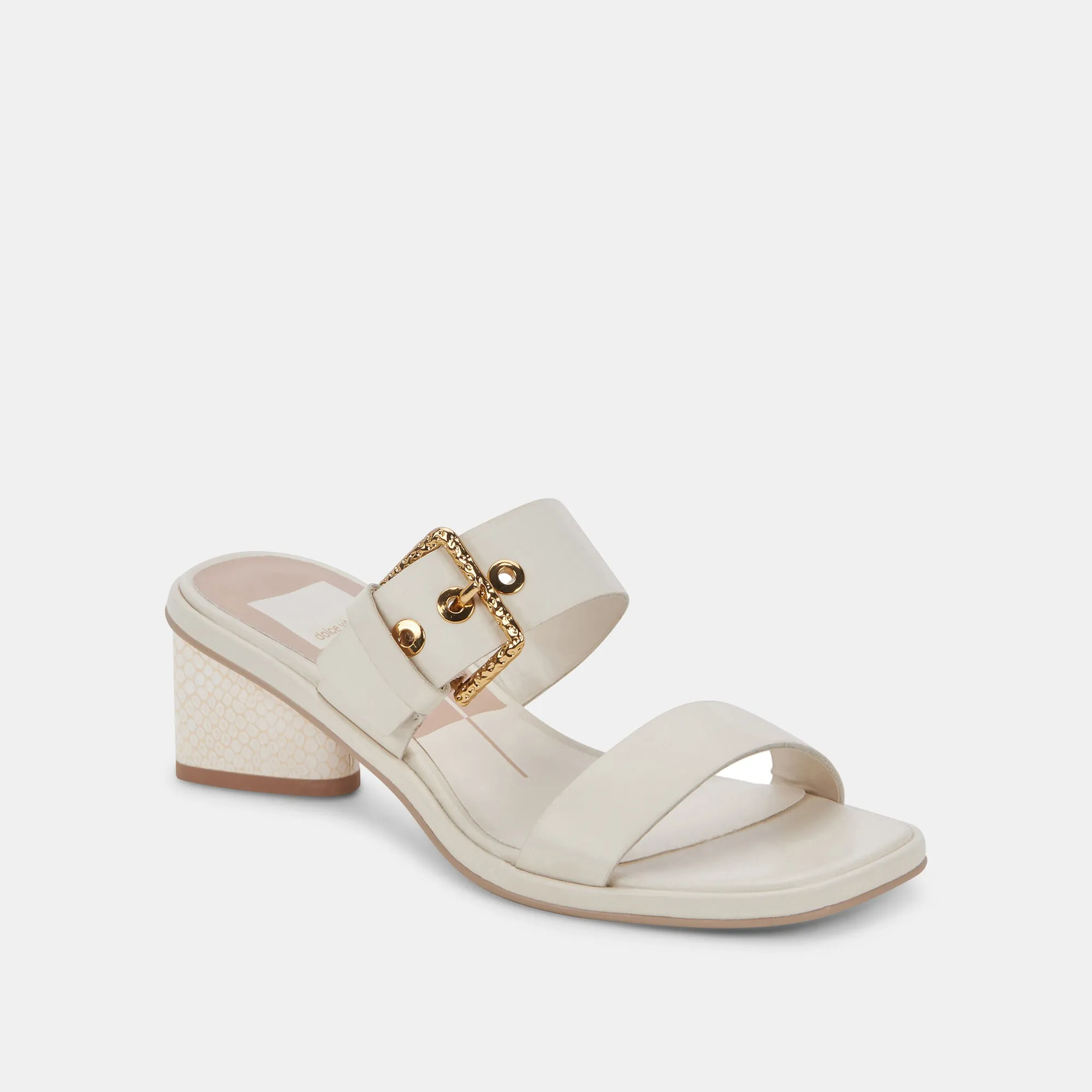 RIVA SANDALS IVORY LEATHER