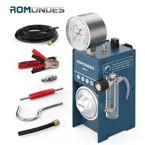 Romondes SM603 Car Smoke Leak Tester EVAP Smoke Machine Automotive Leak Detector Fuel Pipe Leakage Locator for Car  Motorcycle