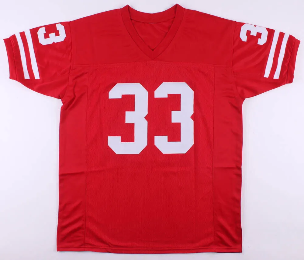 Ron Dayne Signed Wisconsin Badgers Jersey (Schwartz) Running Back / NY Giants
