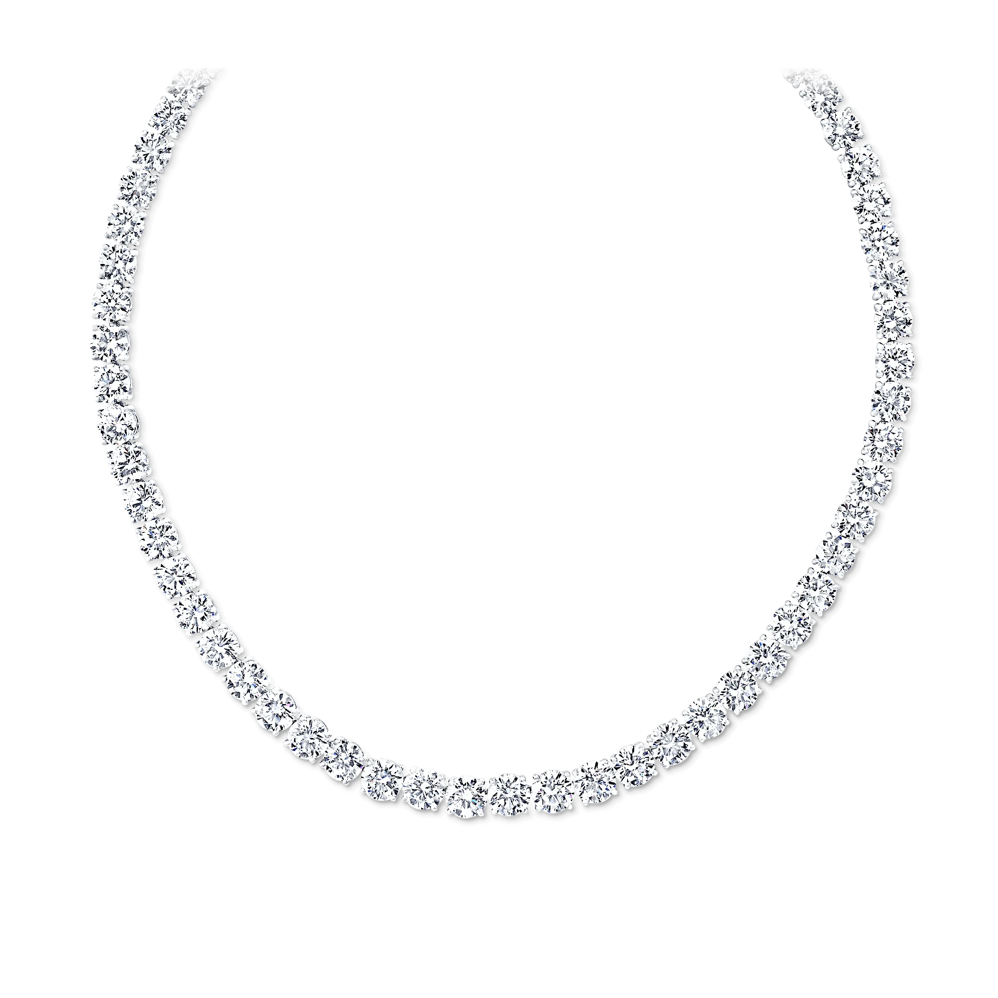Round Tennis Necklace