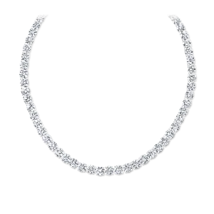 Round Tennis Necklace