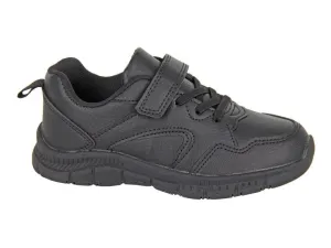 Route 21 B407A Boys Touch Fastening Lace Trainer Shoe