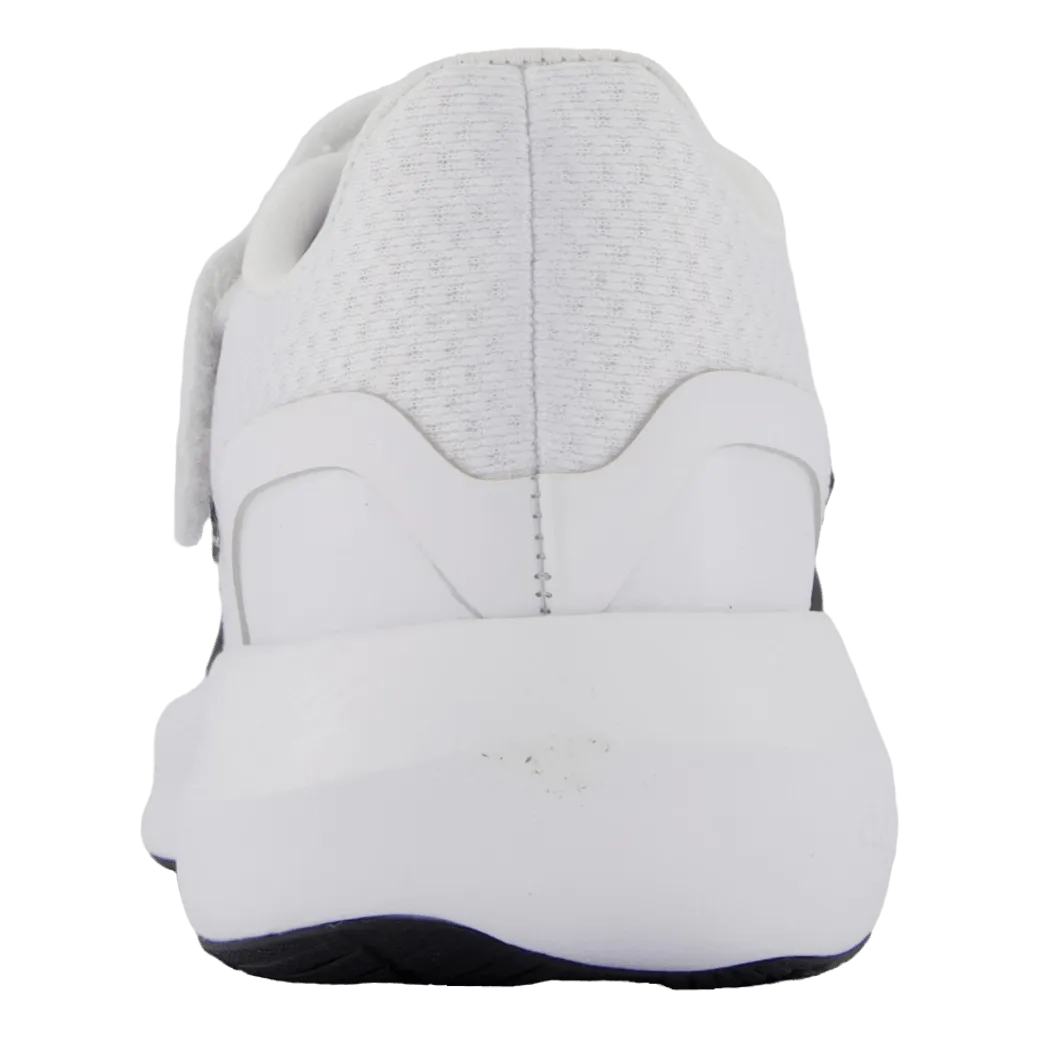 RunFalcon 3.0 Elastic Lace Top Strap Shoes Cloud White / Core Black / Cloud White