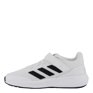 RunFalcon 3.0 Elastic Lace Top Strap Shoes Cloud White / Core Black / Cloud White