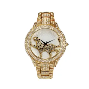 Running Leopard Pattern Women's Watch