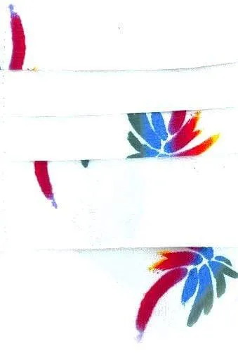 Safely Sip Mask in Rainbow Palms Print