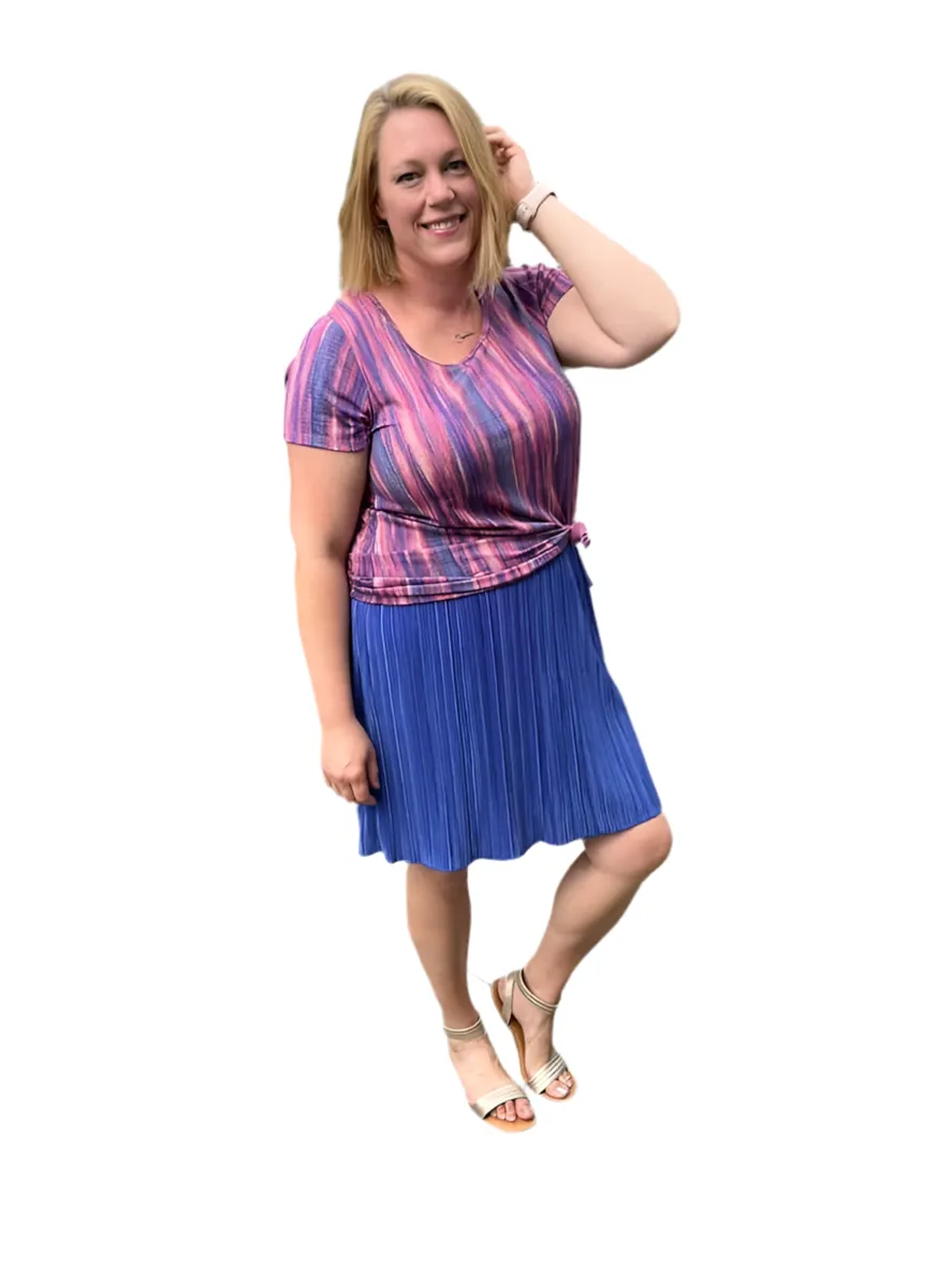 Samantha - Solid Dazzling Blue