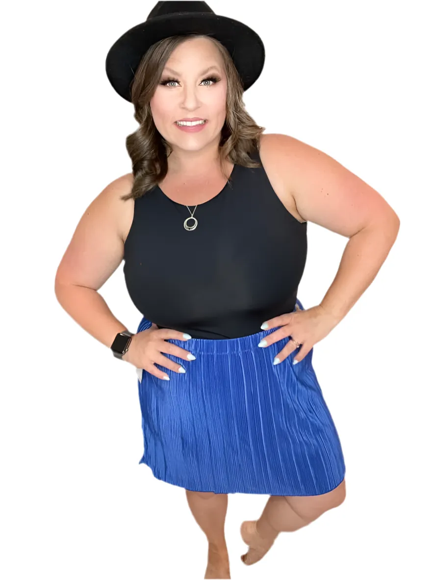 Samantha - Solid Dazzling Blue