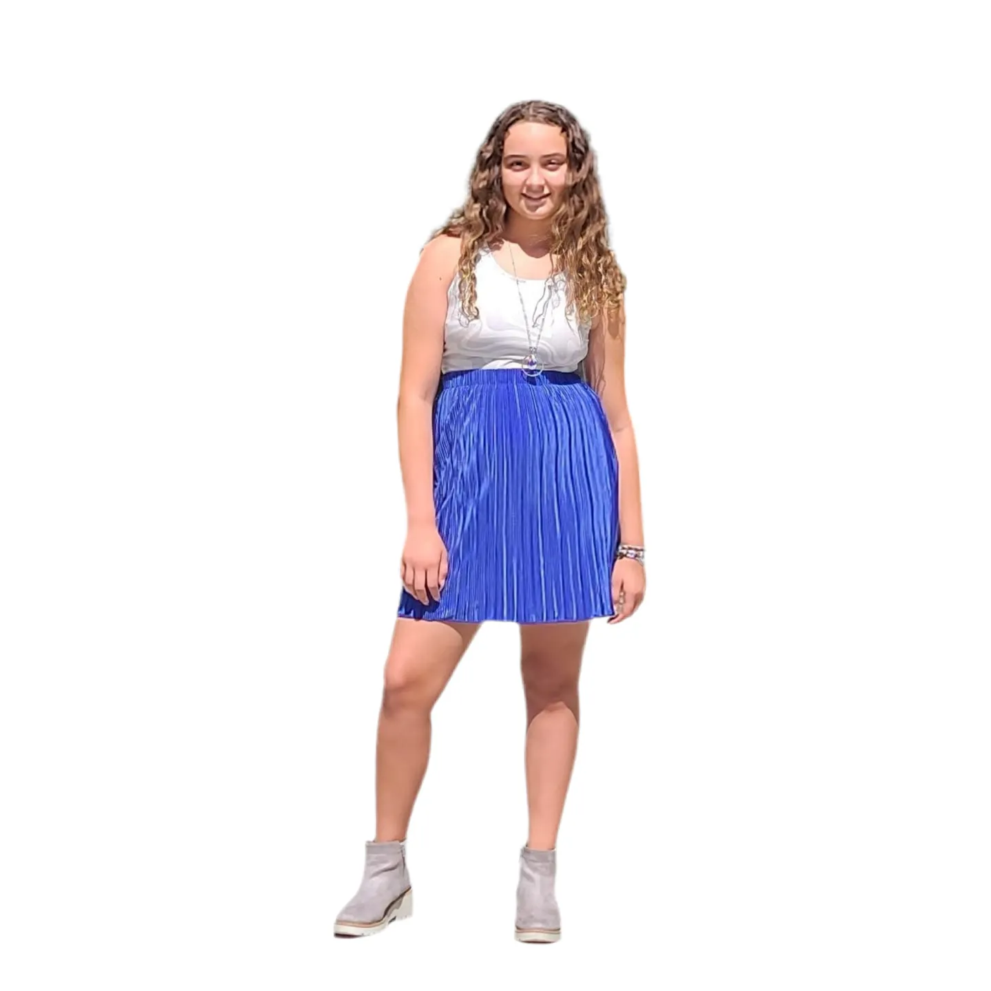 Samantha - Solid Dazzling Blue