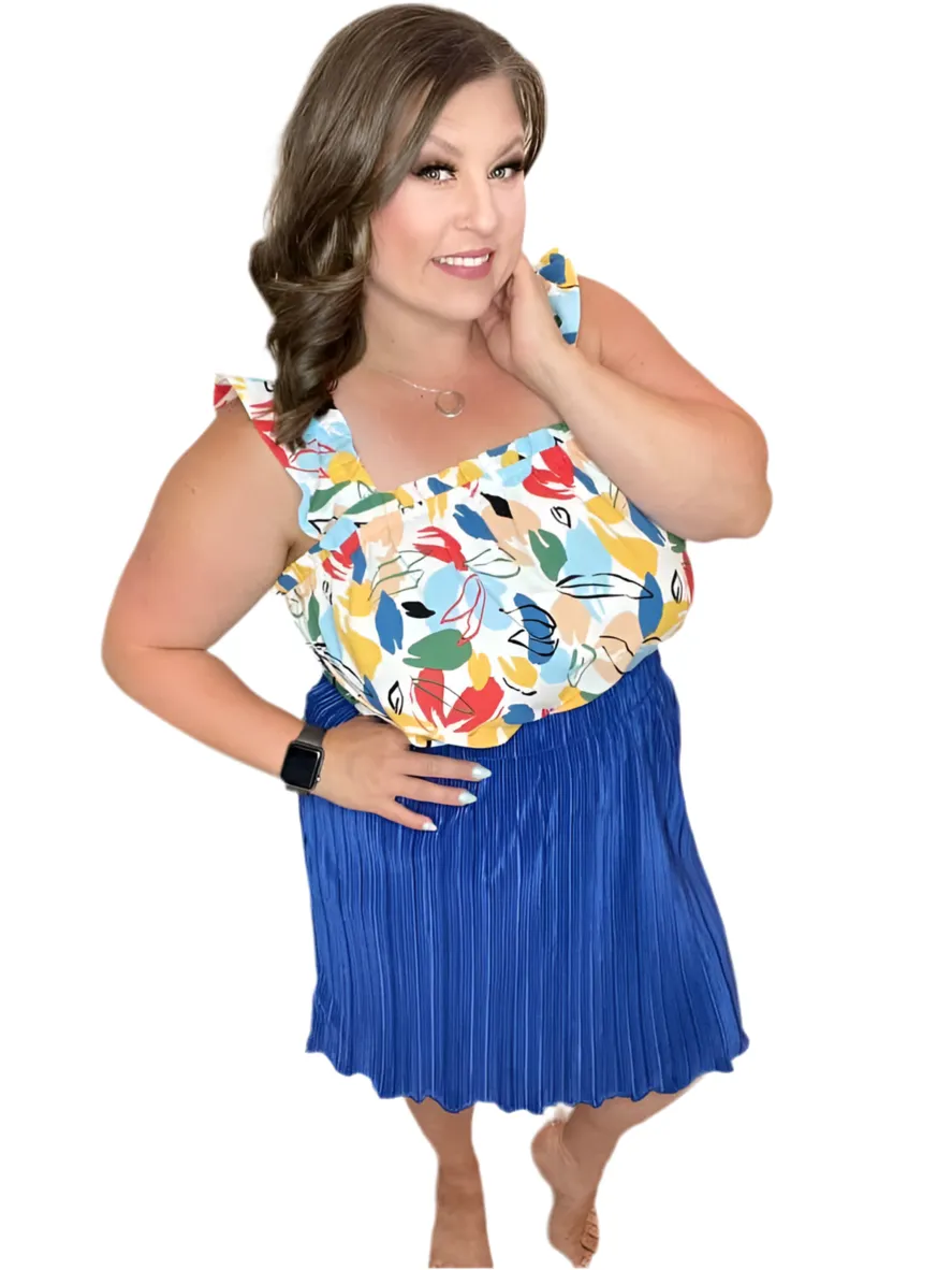 Samantha - Solid Dazzling Blue