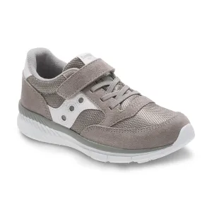 Saucony Grey/White Jazz Lite A/C Children's Sneaker