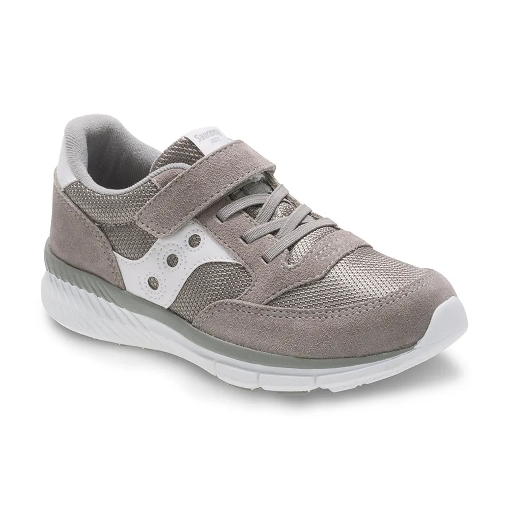 Saucony Grey/White Jazz Lite A/C Children's Sneaker
