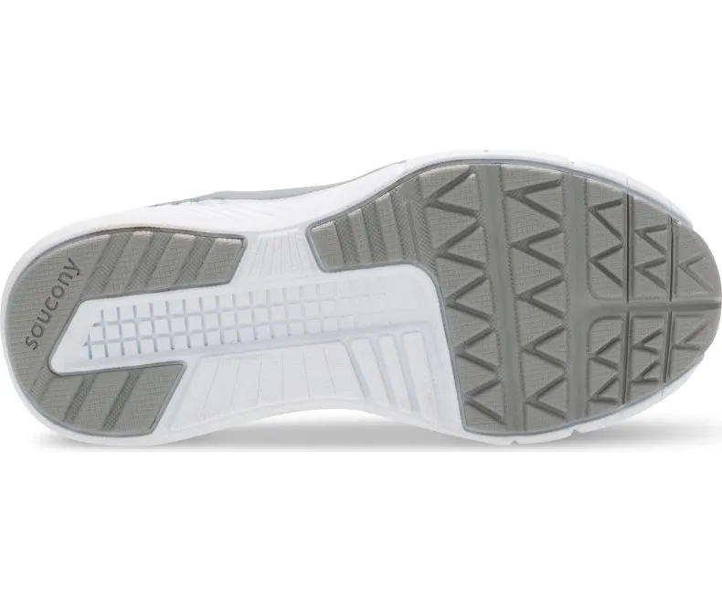 Saucony Grey/White Jazz Lite A/C Children's Sneaker