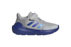 SCARPE BIMBO BIMBA ADIDAS TENSAUR RUN CON STRAPPO GRIGIA BLU