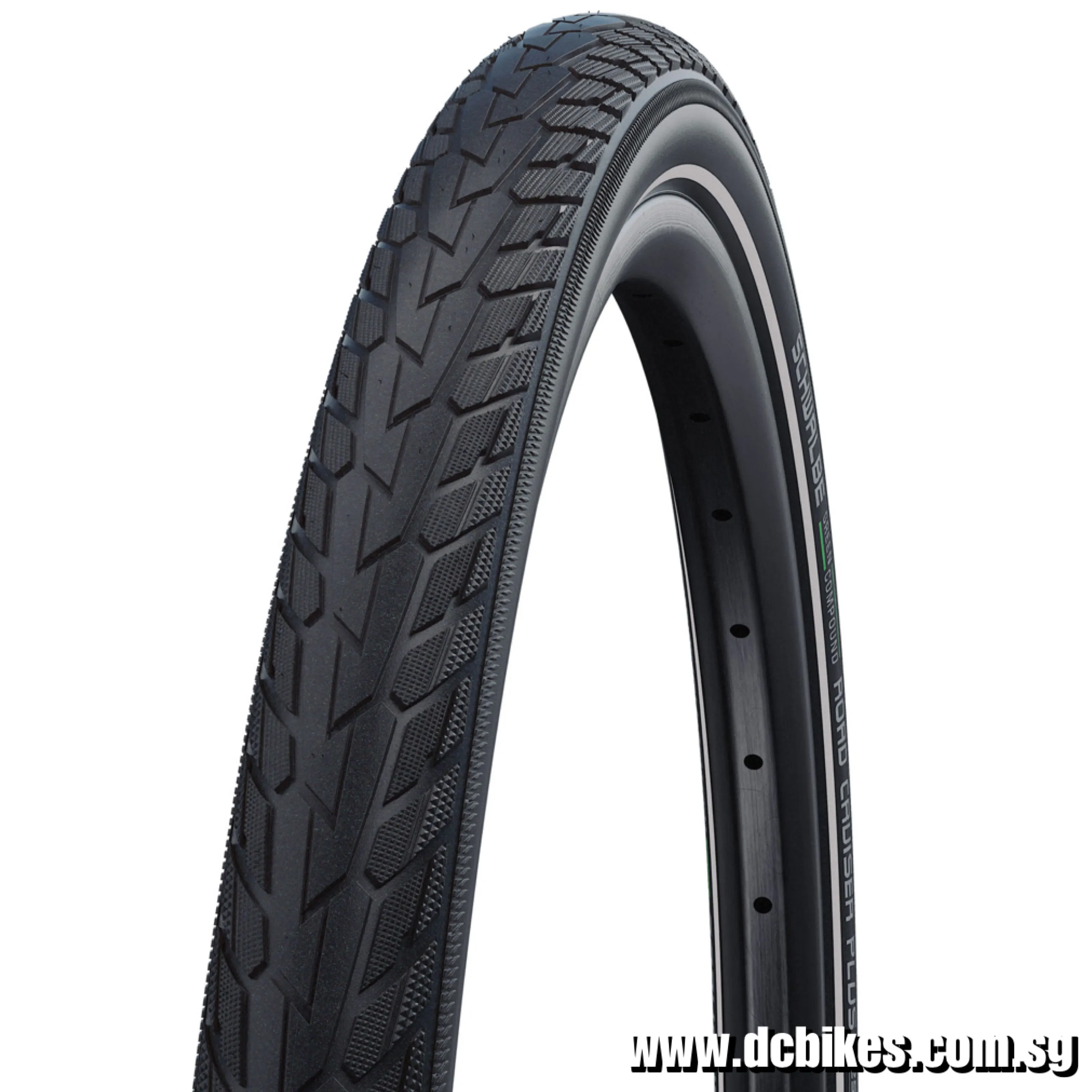 Schwalbe 26 X 1.75 Road Cruiser Skinwall | Black Wired Tyres Etrto : 47-559 (2 Tires)