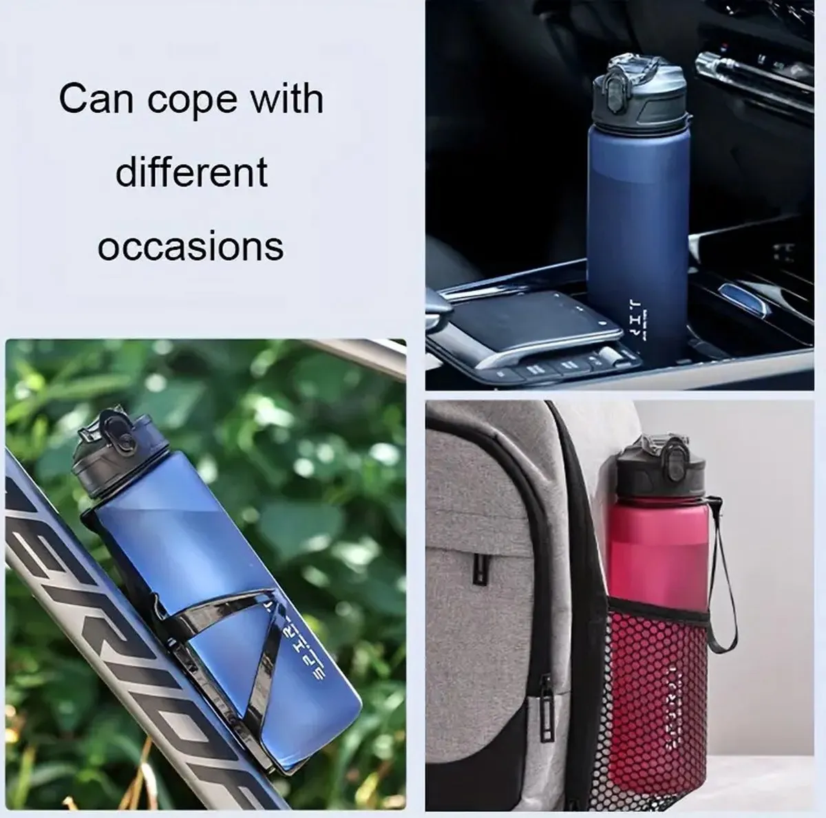 Shatter-Resistant Matte Middle Cup, Outdoor Water bottle