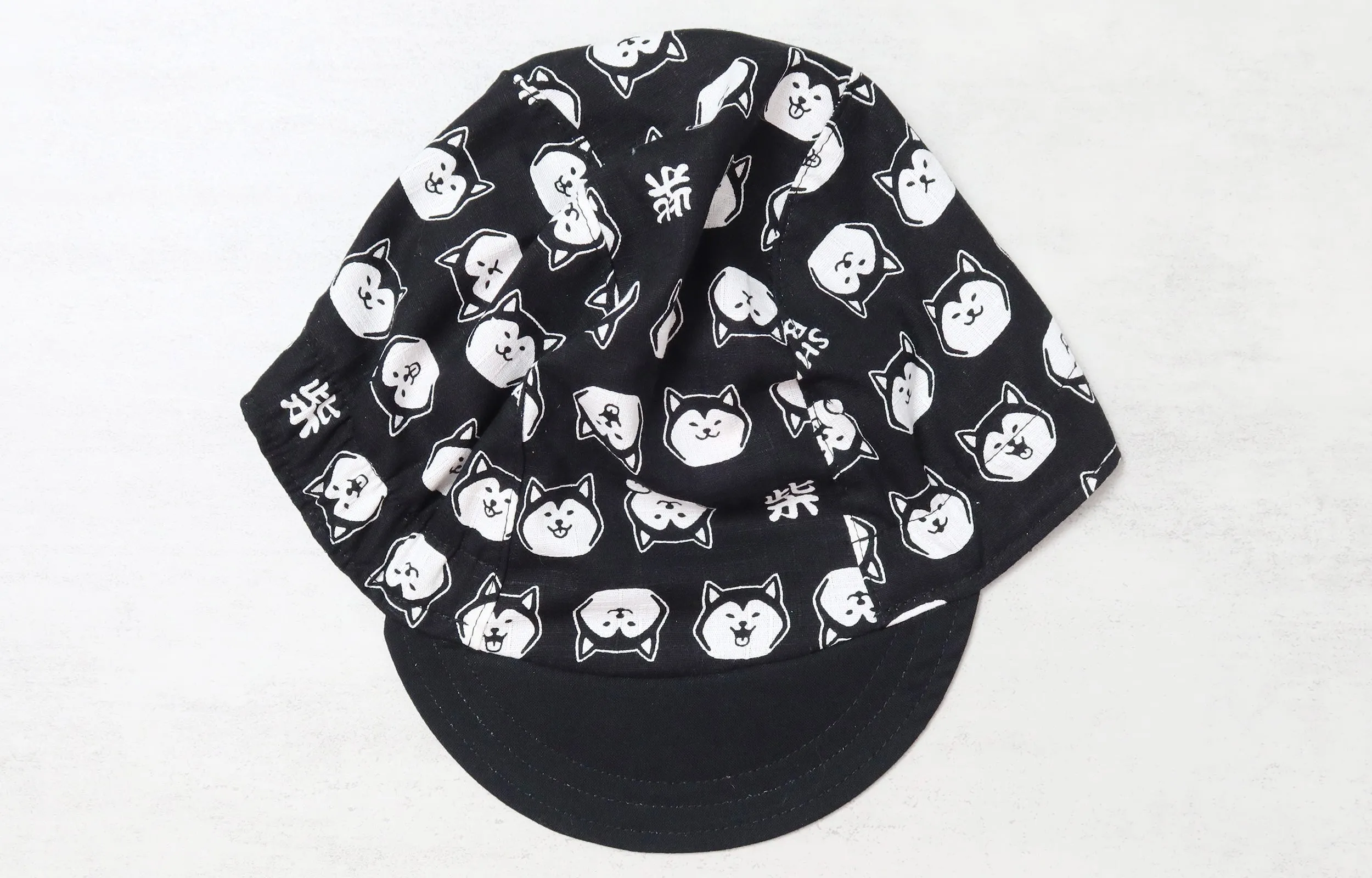 Shiba Inu Black Cycling Cap